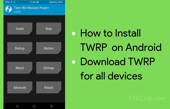 如何在 Android 智能手机上安装 TWRP Recovery