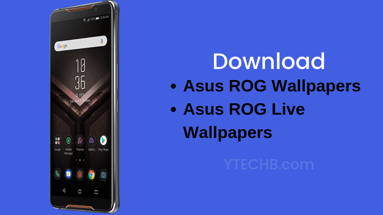 下載華碩 ROG 手機桌布和動態桌布