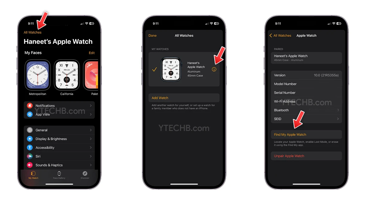 如何从 iPhone ping 您的 Apple Watch [iOS 17] - Pfrlju.com