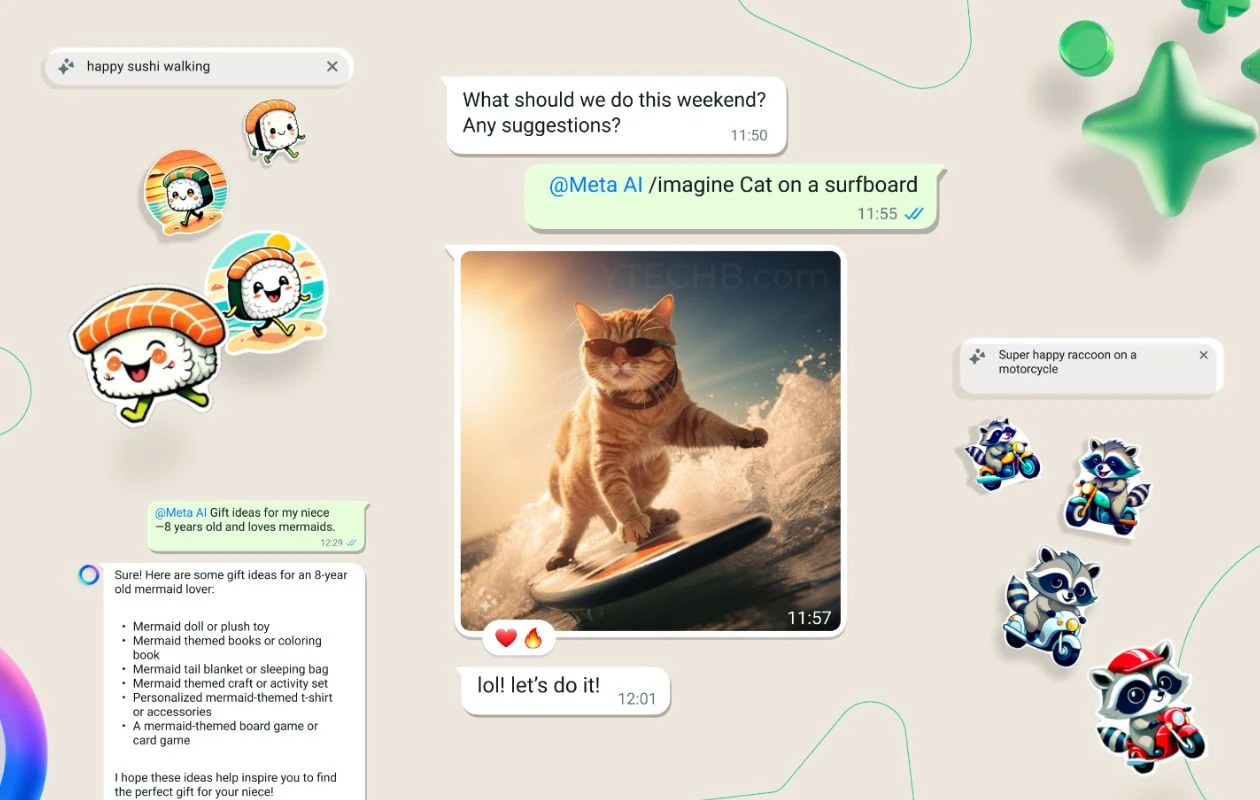 WhatsApp 在最新 Beta 版更新中推出 AI 聊天快捷方式