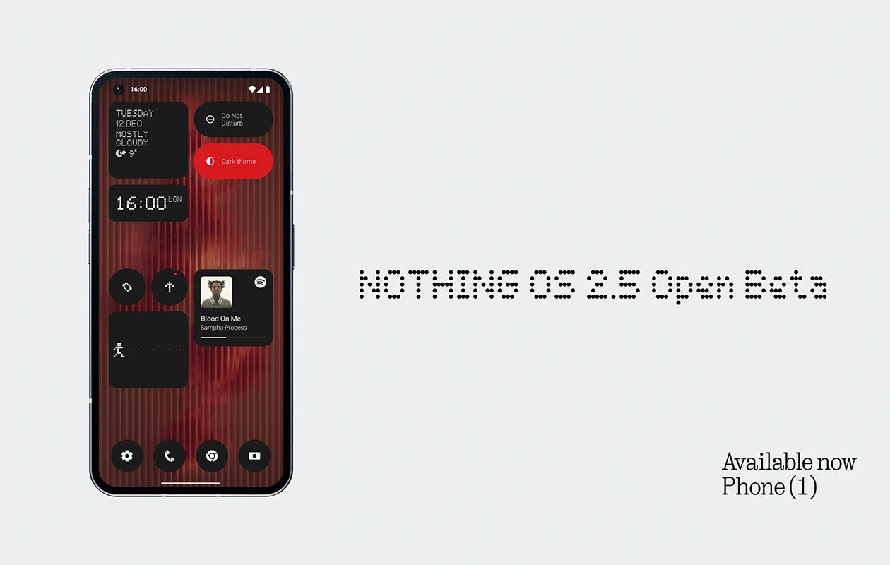 Nothing OS 2.5 Open Beta 2 现已在 Nothing Phone 1 上推出