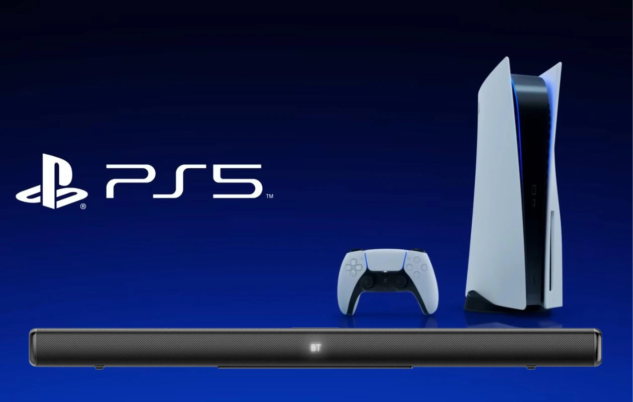 如何将扬声器连接到 PlayStation 5