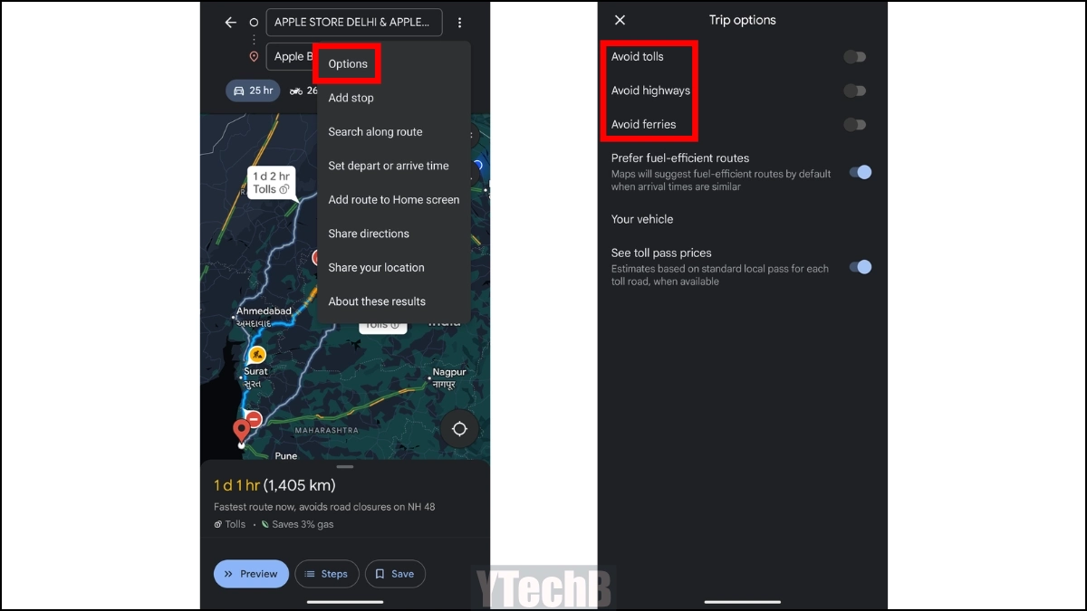 如何修改谷歌地图上的路线 - Pfrlju.com