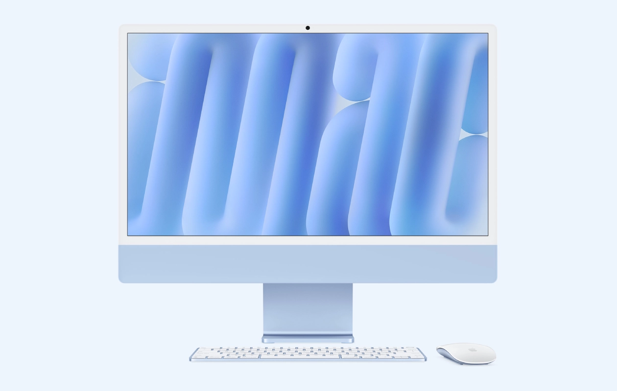下載 4K 的 iMac 2024 桌布 (M4 iMac)