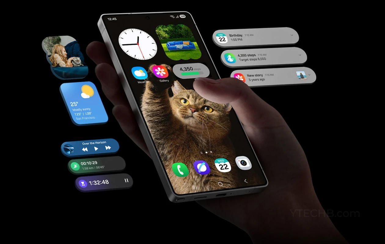 一个UI 7稳定更新推出了Galaxy S23 Fe，Z Flip 4和Fold 4