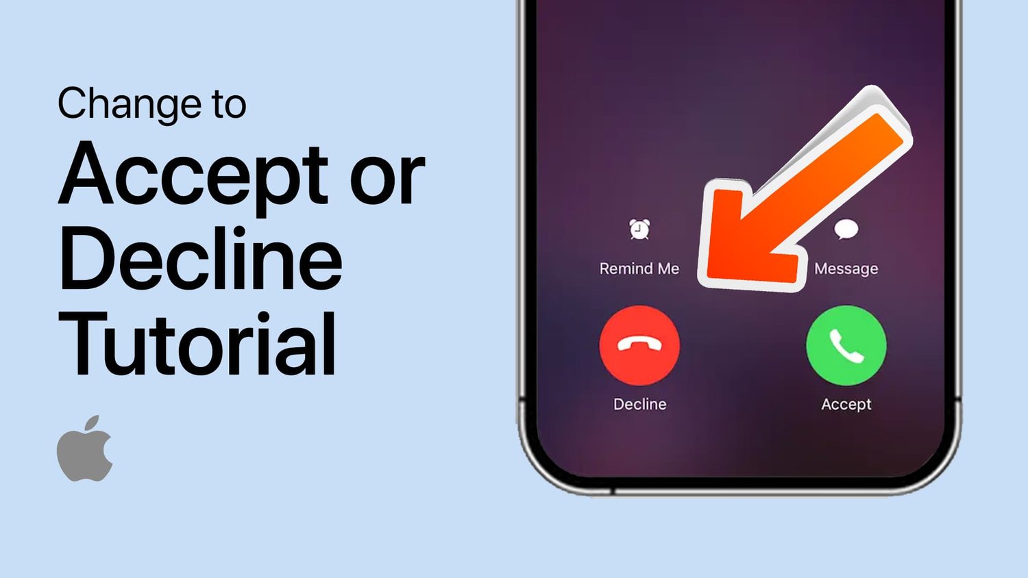 如何更改iPhone電話的“幻燈片回答”以“接受或拒絕”