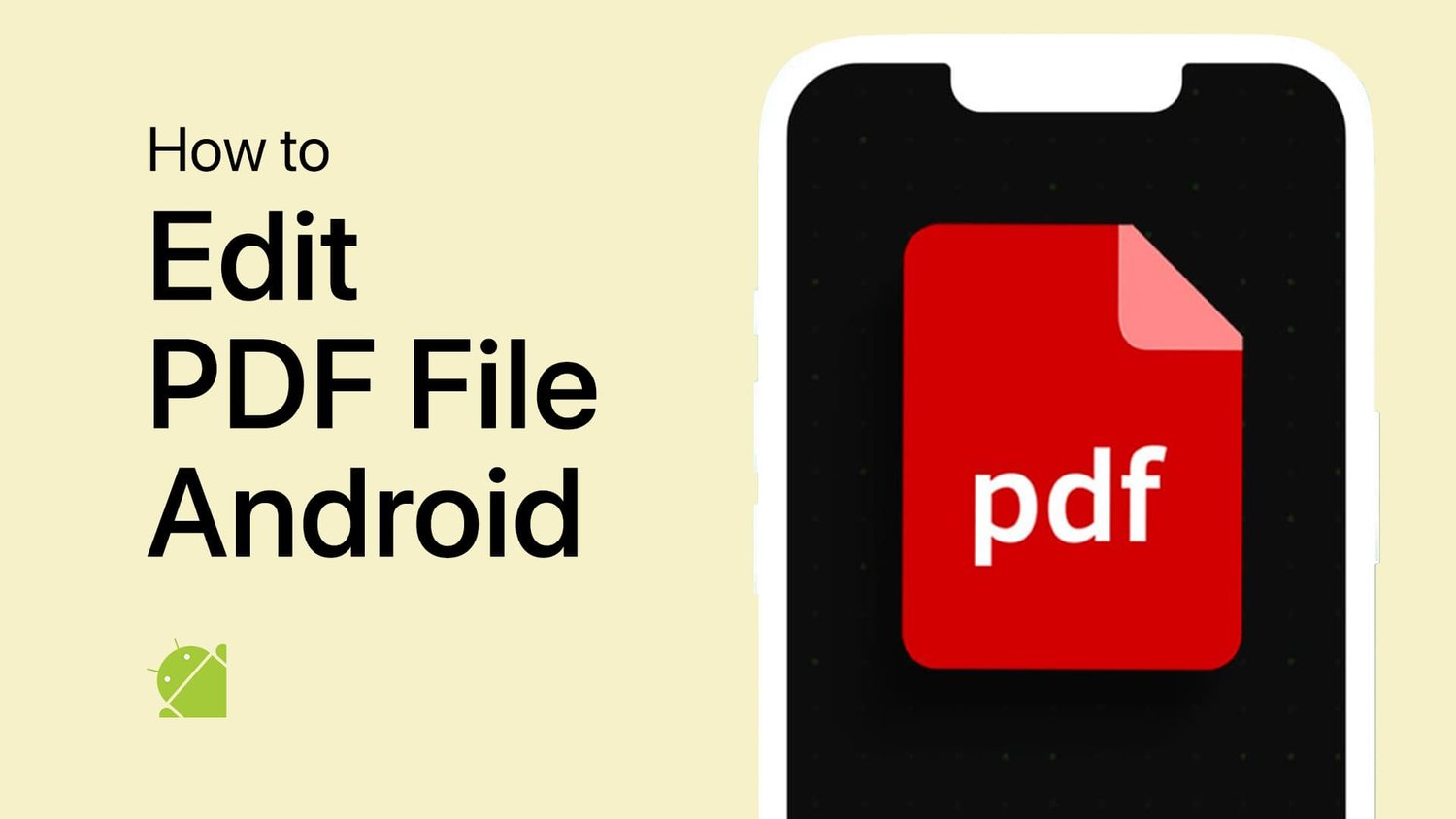 如何在Android上编辑PDF文件