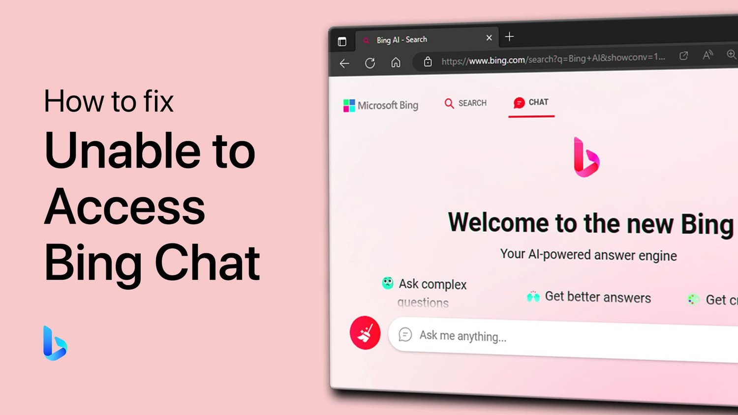 如何修復無法在PC上訪問Bing Chat
