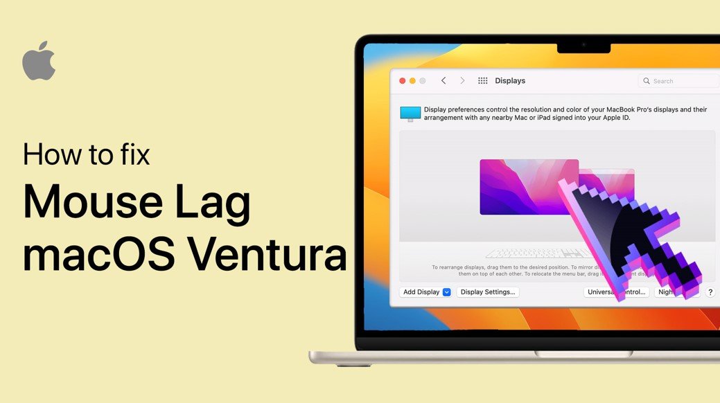 如何将鼠标滞后固定在Mac OS Ventura上