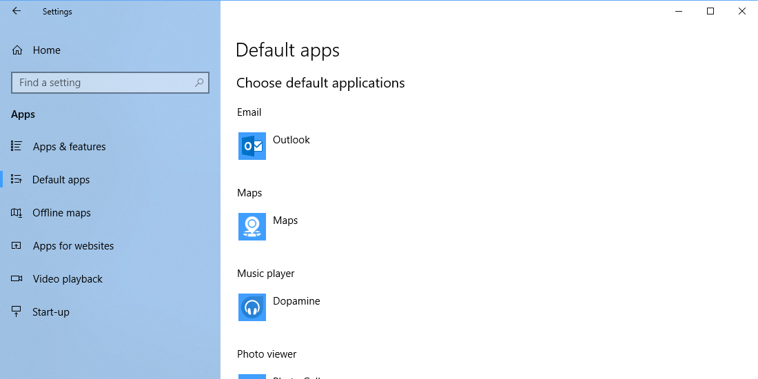 始终使用Windows 10中的正确应用打开文件和文档