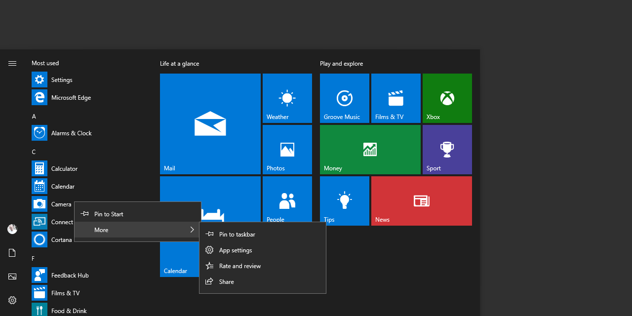 自定義和使用Windows 10中的開始菜單