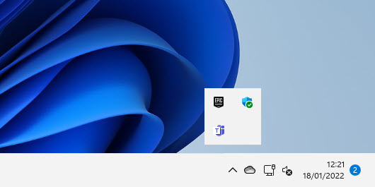 管理Windows 11中的系統托盤圖標