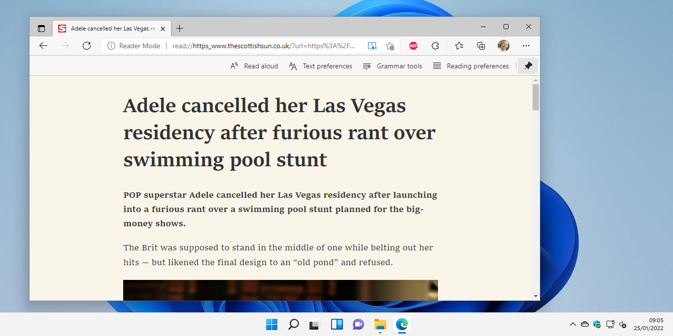 使网站在Windows 11中的沉浸式阅读器中更易于阅读