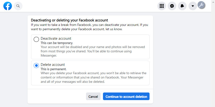 如何删除您的Microsoft，Google，Apple或Meta帐户