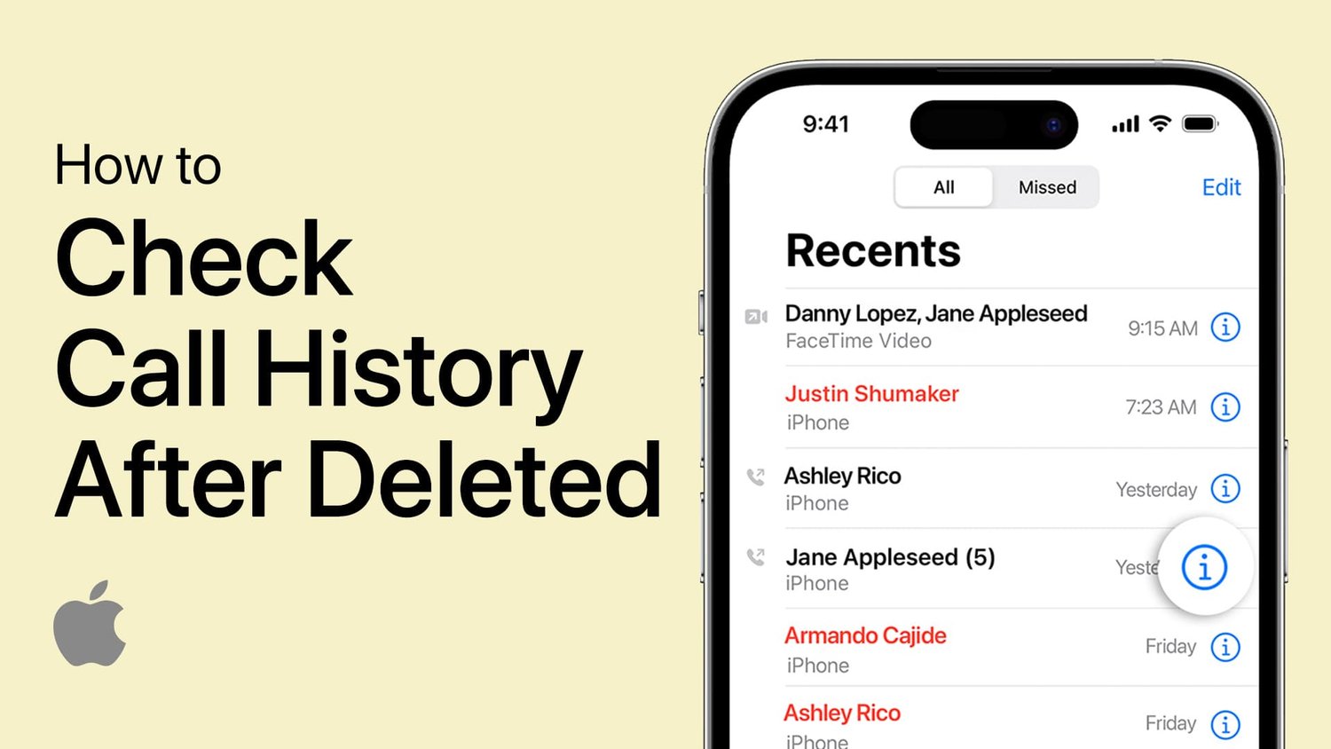 刪除後如何在iPhone上查看通話歷史記錄