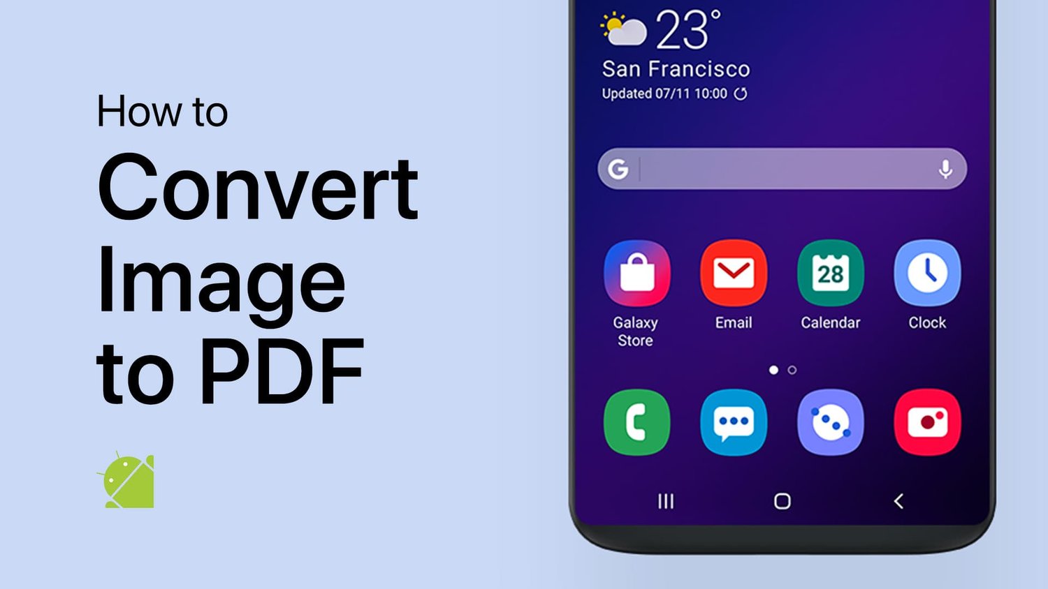 如何将图像转换为Android手机上的PDF 