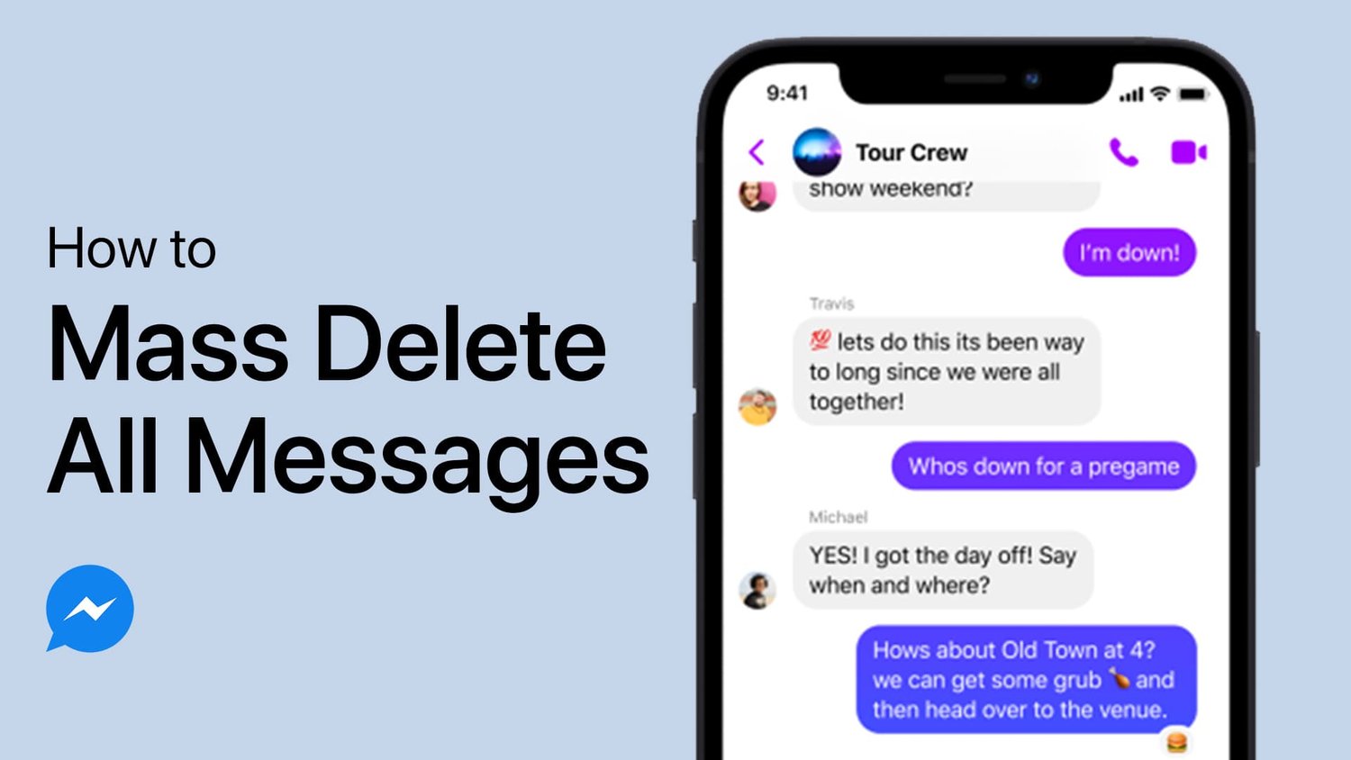 如何刪除Facebook Messenger上的所有消息