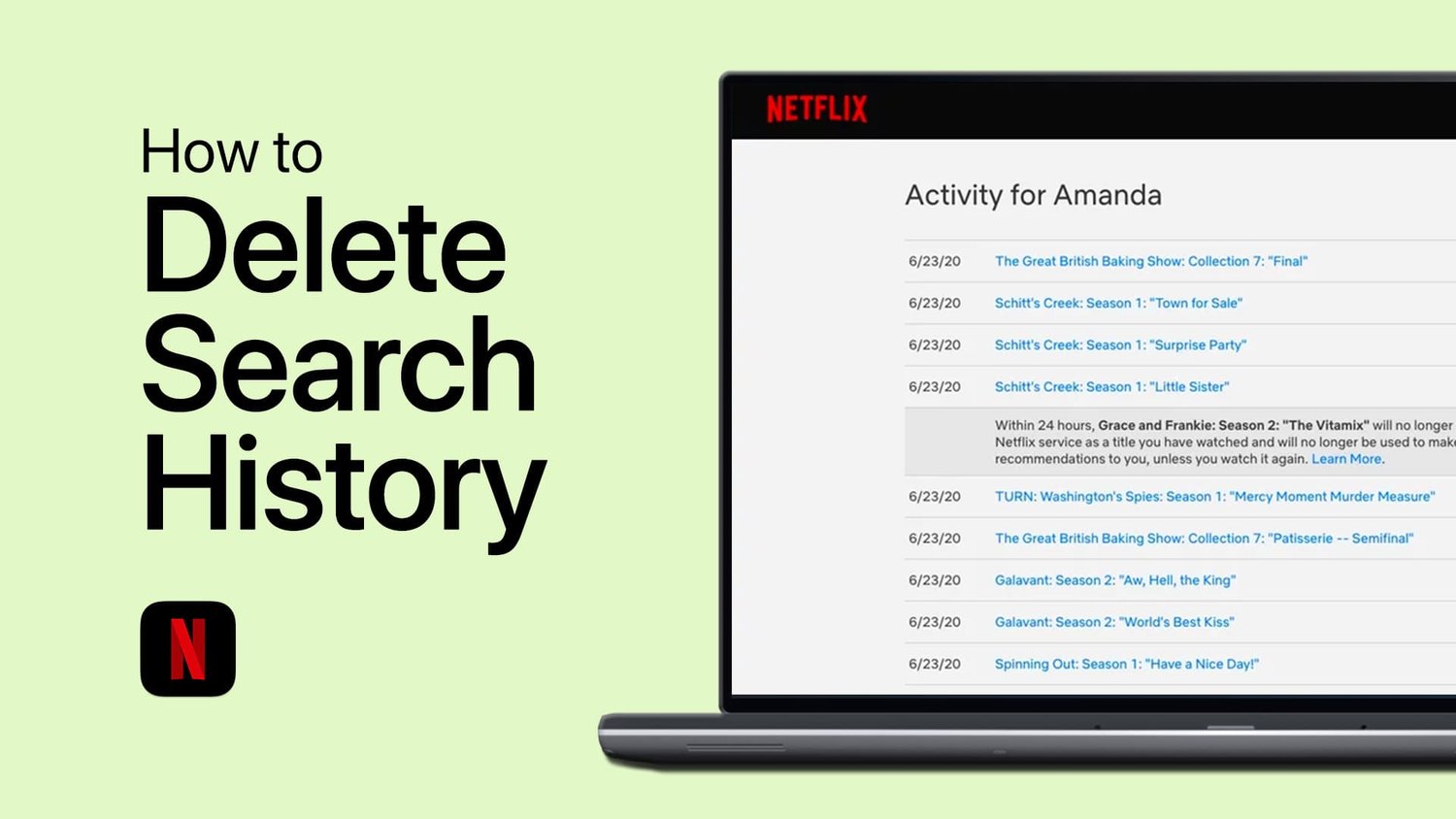 如何刪除手機上的Netflix搜索歷史記錄