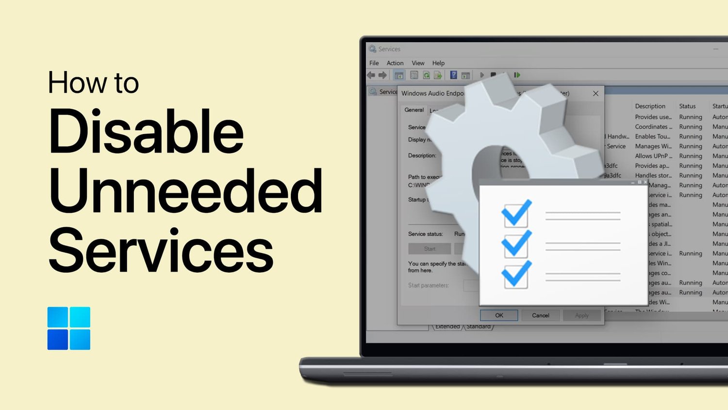 如何禁用不必要的Windows服务并加快PC