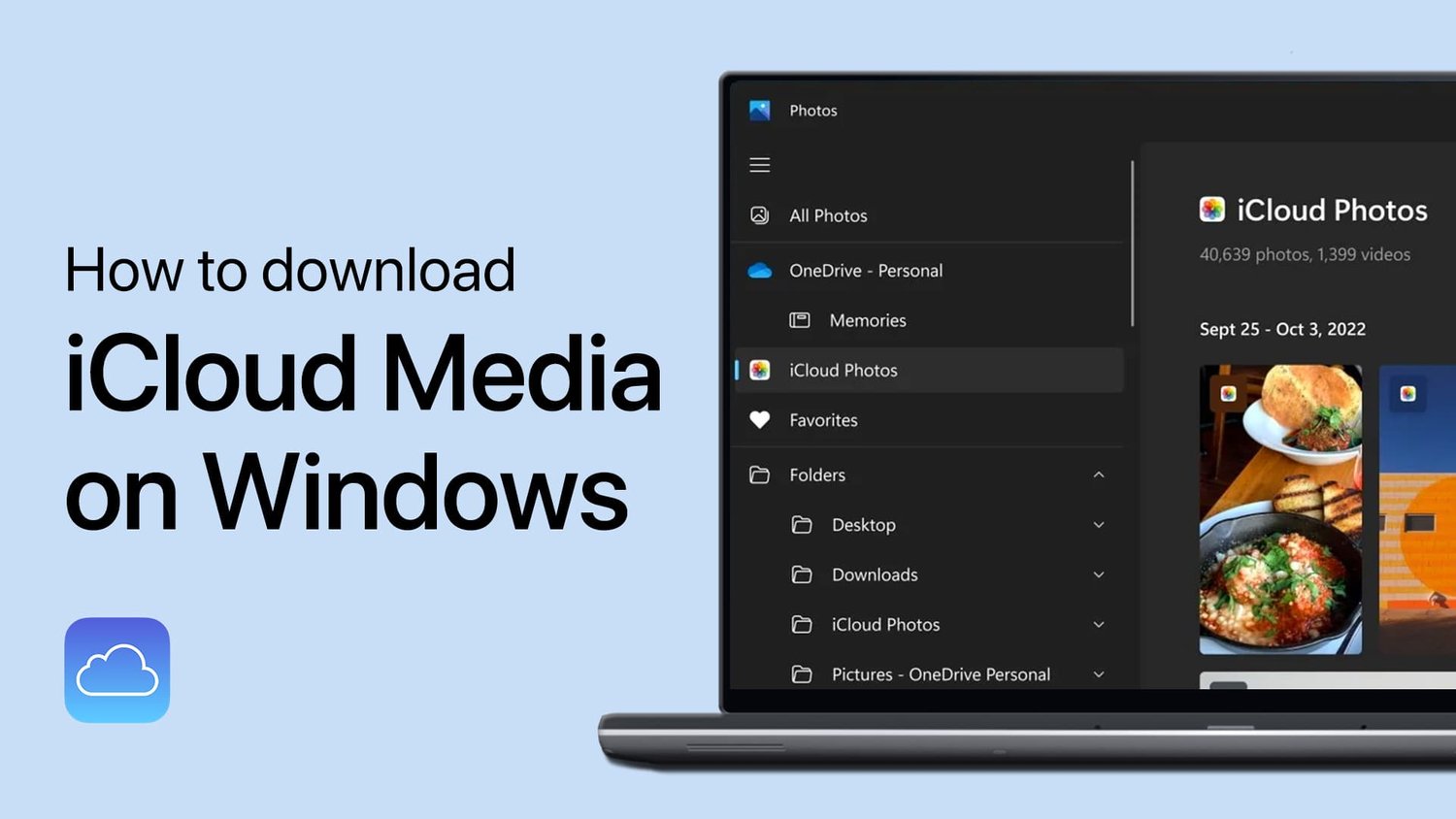 如何在Windows PC上下载iCloud照片和视频