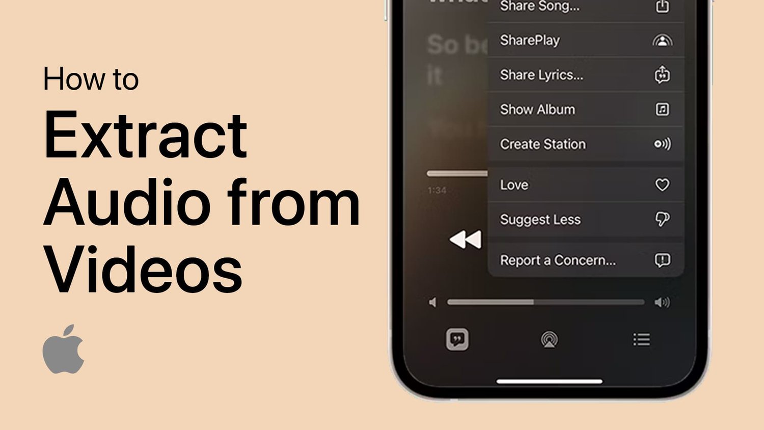 如何從iPhone上的視頻中提取音頻