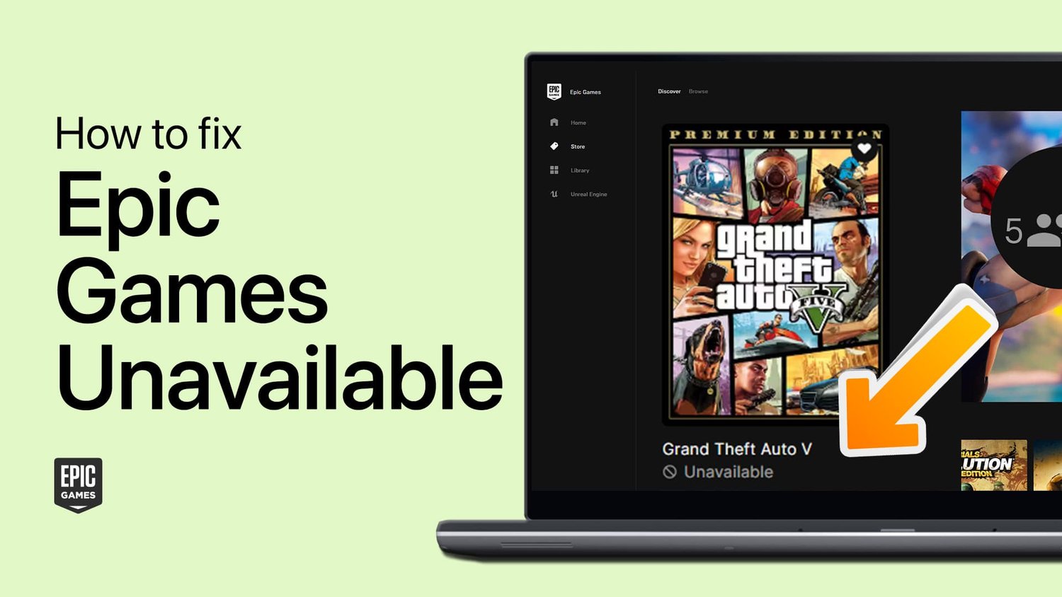 如何在图书馆中不可用的Epic Games修复