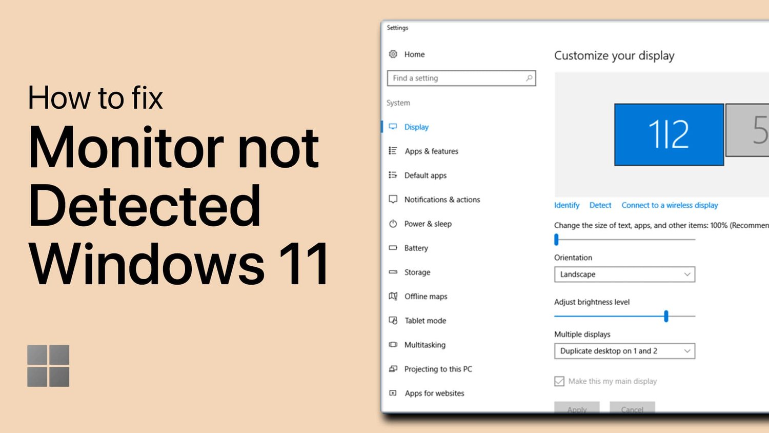 如何修復Windows 11中未檢測到的監視器