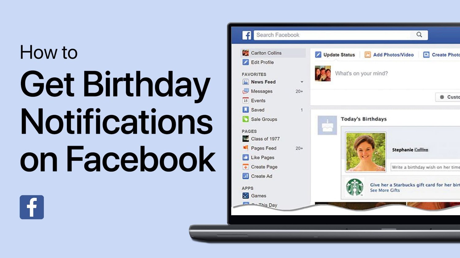 如何在Facebook（PC和Mobile）上获取生日通知