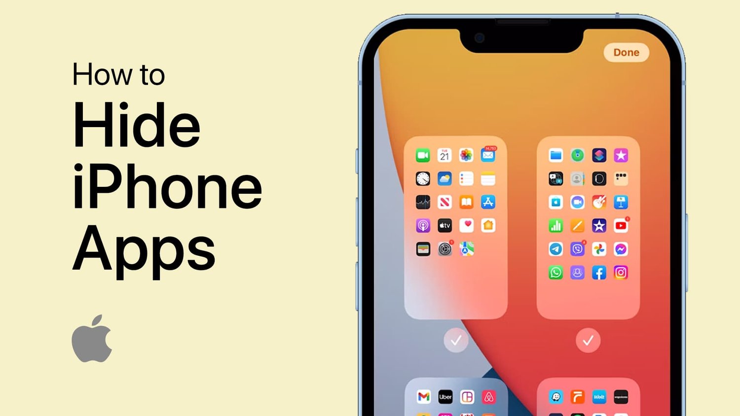 如何在iPhone iOS上隐藏应用17 
