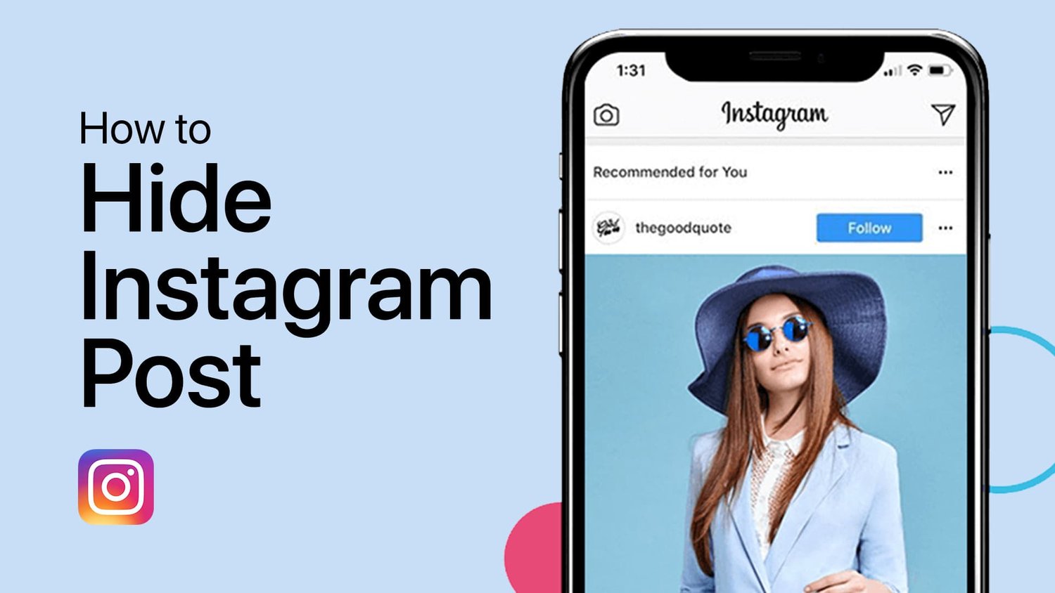 如何在Instagram个人资料中隐藏帖子而不删除