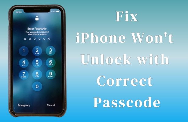 如何修复iPhone不会以8种方式使用正确的密码解锁