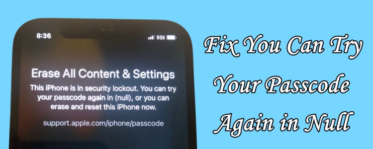 如何修复“您可以在null中再次尝试密码” [更新]