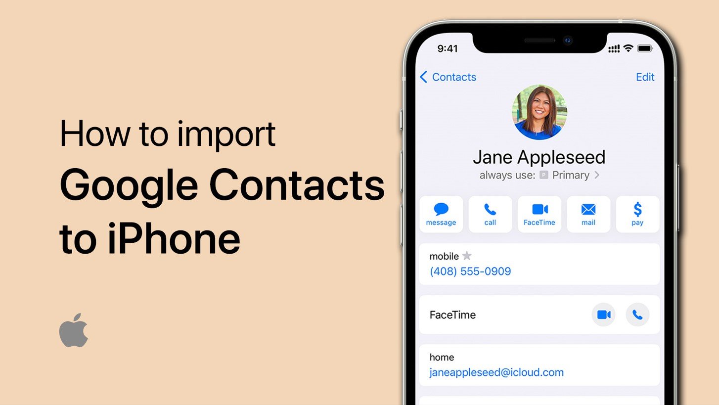 导入Google联系到iPhone 