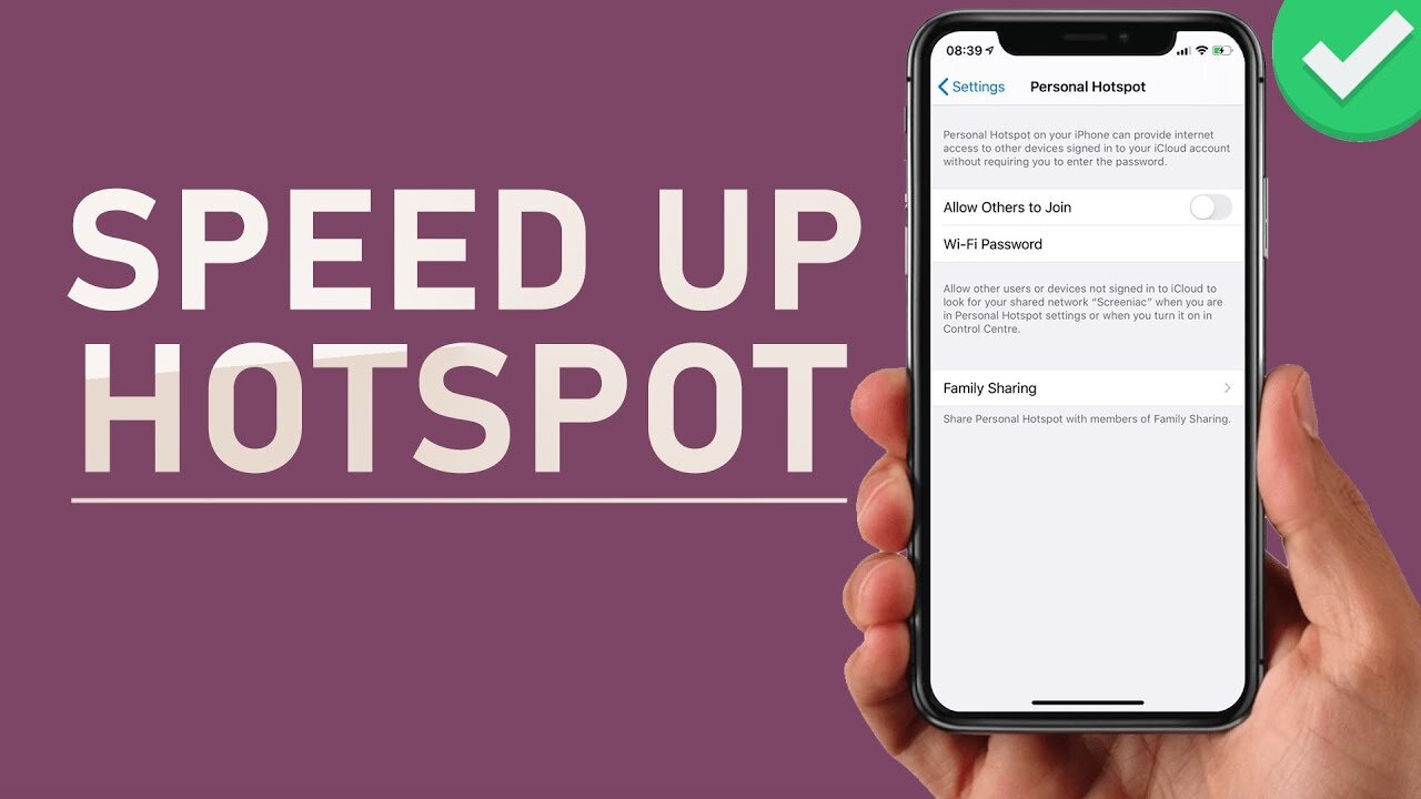 如何在iPhone或iPad上加快熱點