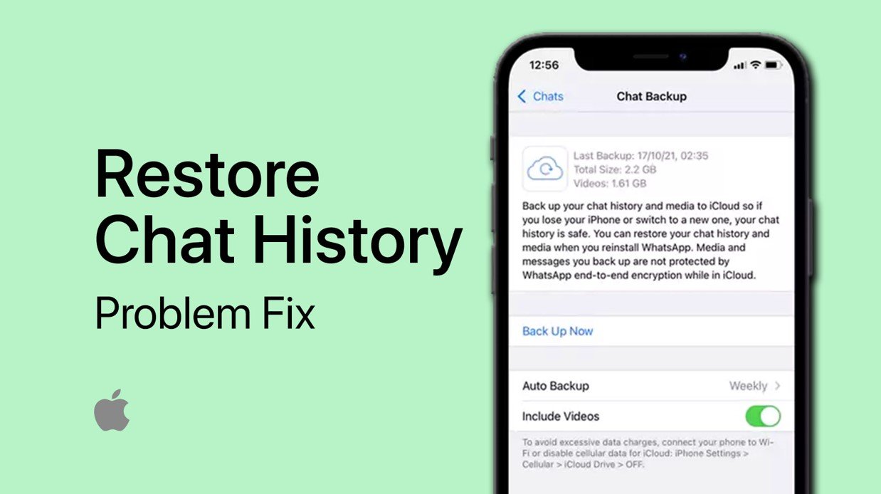 无法恢复iPhone上的whatsapp聊天历史记录