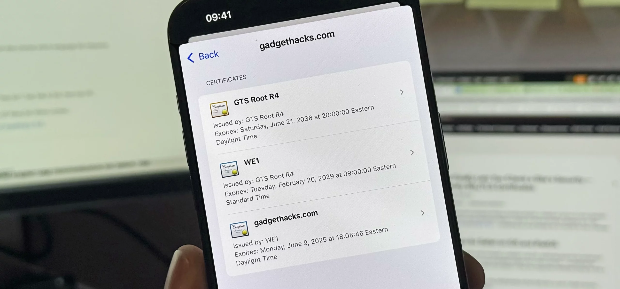 iPhone上的Safari最終使您可以查看網站的安全性