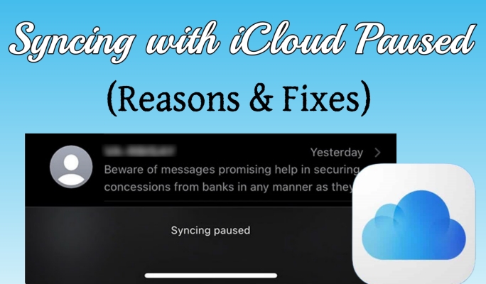 与iCloud暂停同步：理由和修复[最新]