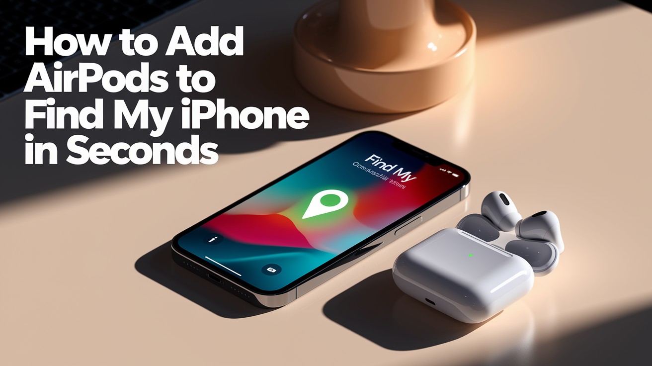 如何添加AirPods在几秒钟内找到我的iPhone
