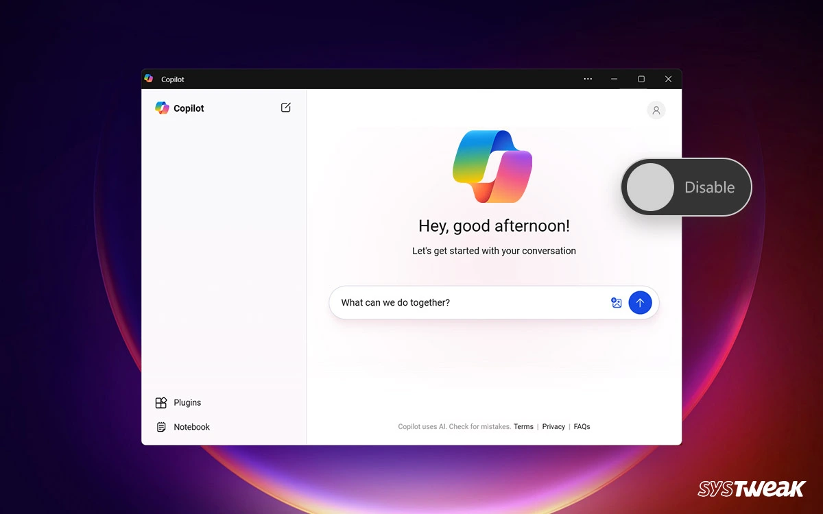如何禁用Windows Copilot AI 