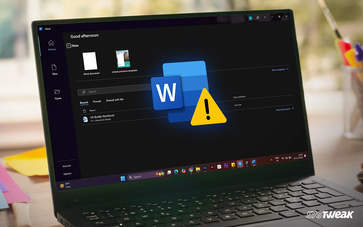 如何在Windows PC上修復Microsoft Word崩潰或凍結