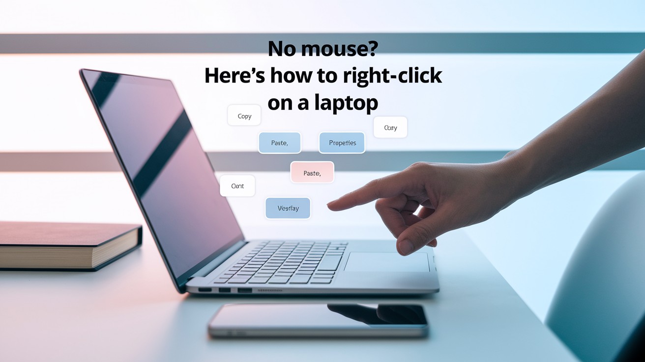 没有鼠标？这是在笔记本电脑上右键单击的方法
