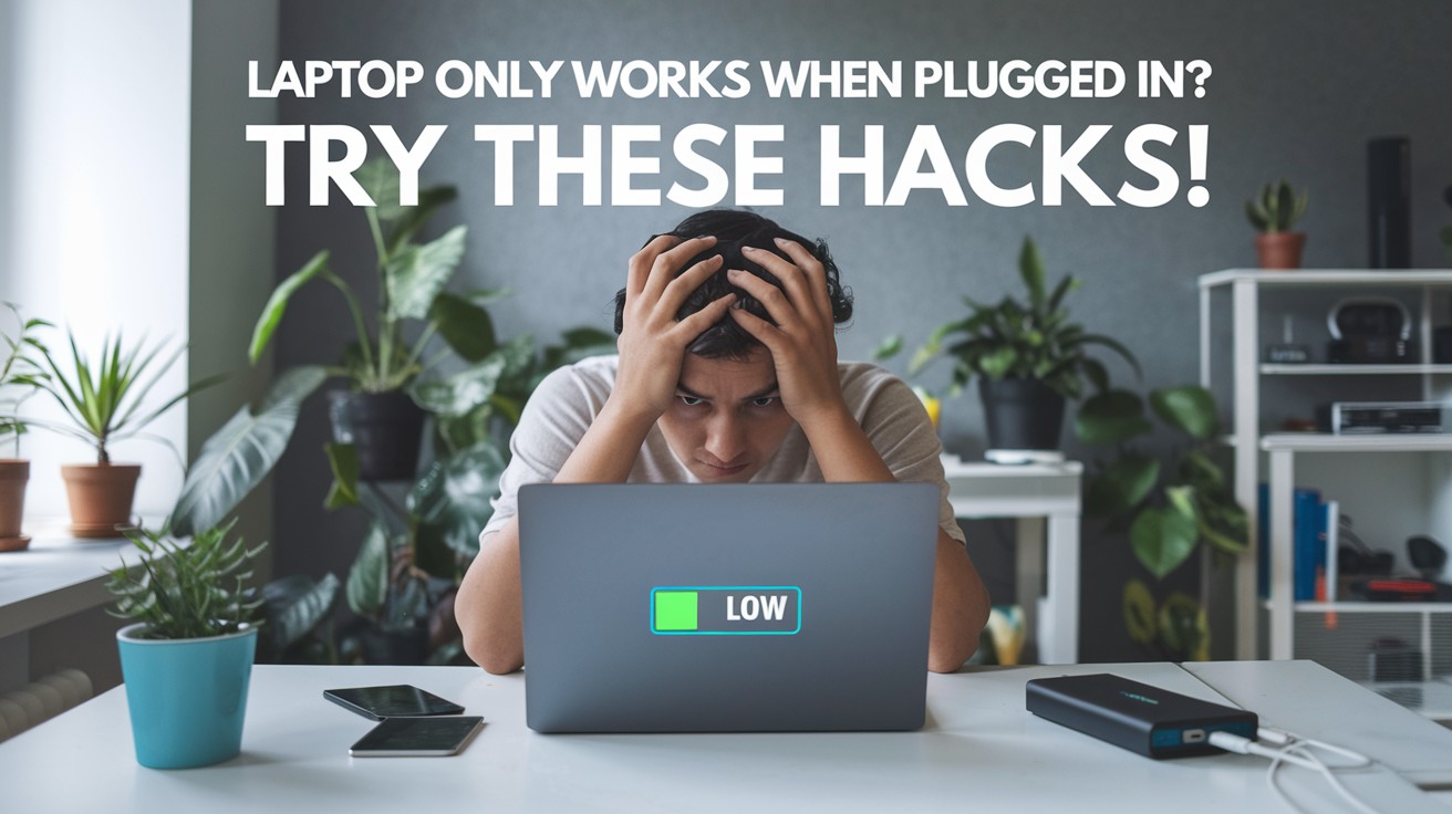 笔记本电脑只能插入时工作？尝试这些骇客！