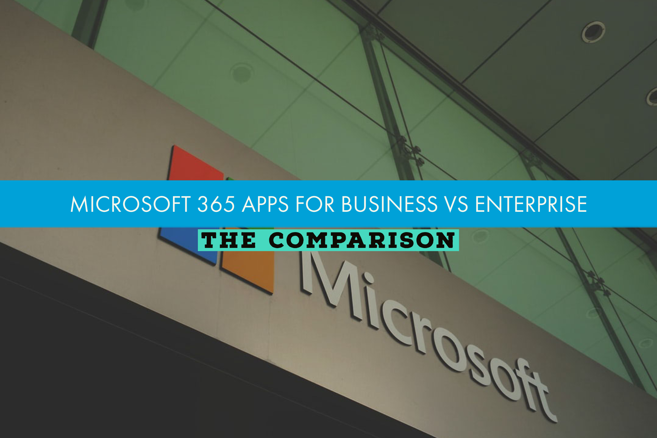 Microsoft 365應用程序vs Enterprise 