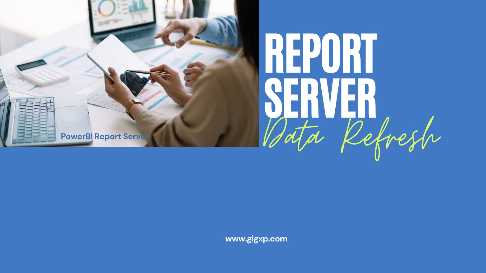 如何在PowerBi報告服務器中進行少於1小時的數據刷新？