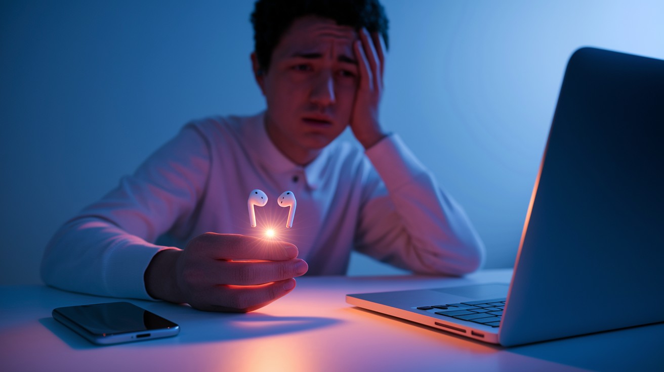 airpods上的紅燈：這是什麼意思