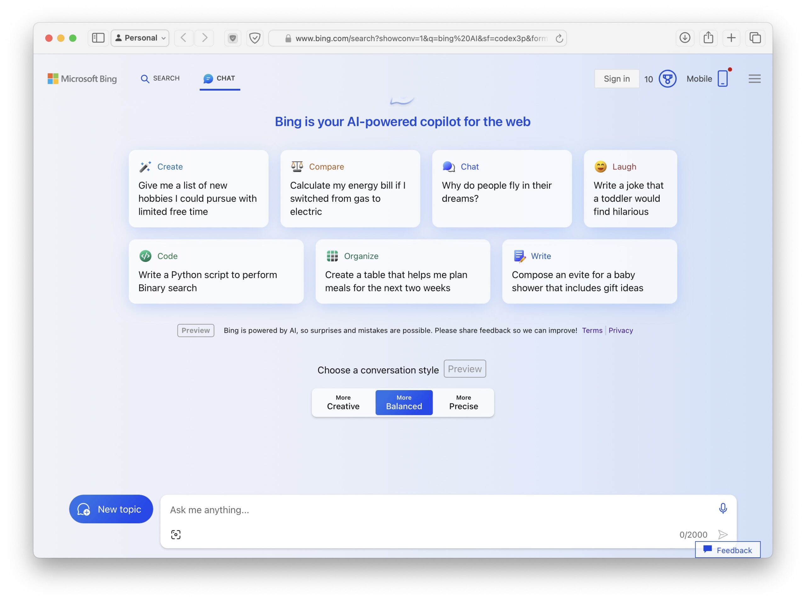 Bing如何免费使用和访问GPT-4