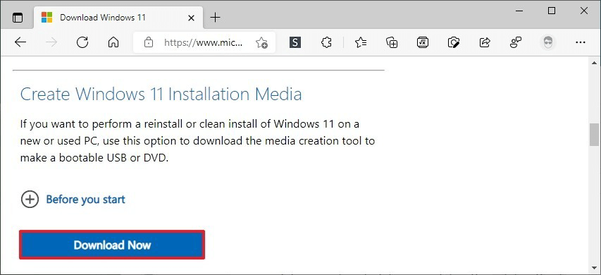 [逐步]如何创建Windows 11安装媒体