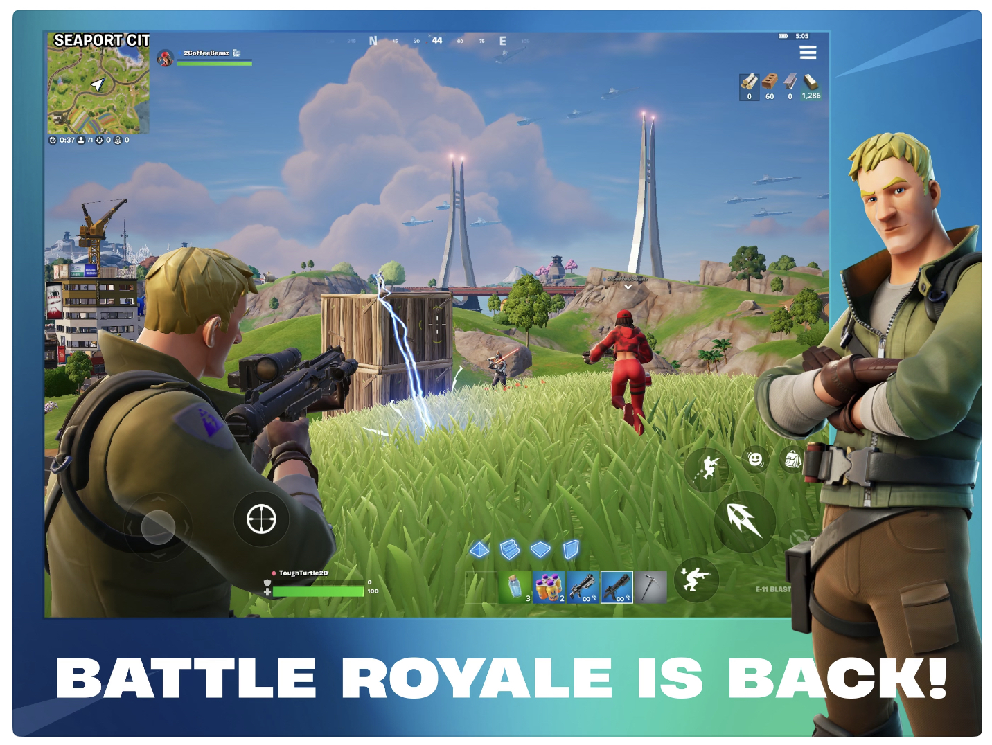 您可以在iPhone和iPad上下载和播放Fortnite