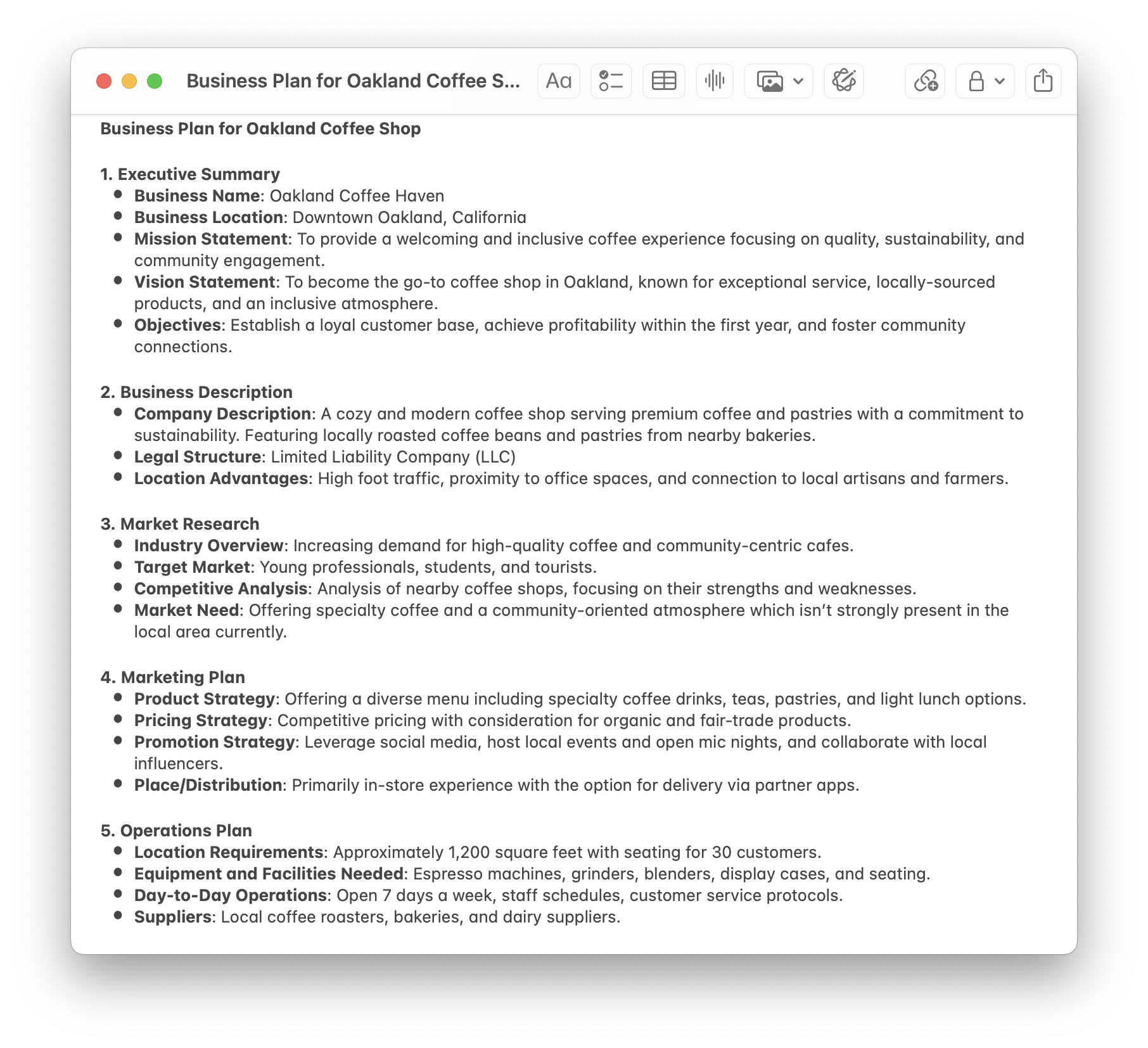如何在Mac，iPhone，iPad上立即使用AI立即编写业务计划
