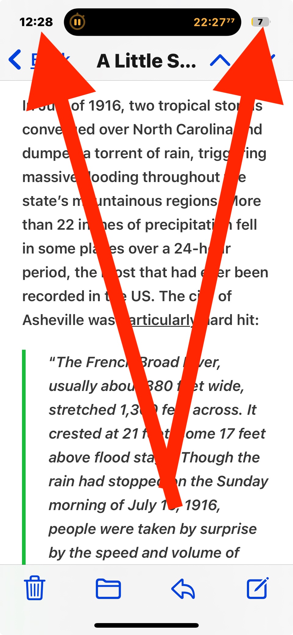 如何在iPhone 16，iPhone 15和iPhone 14 Pro上使用Dynamic Island滚动到顶部